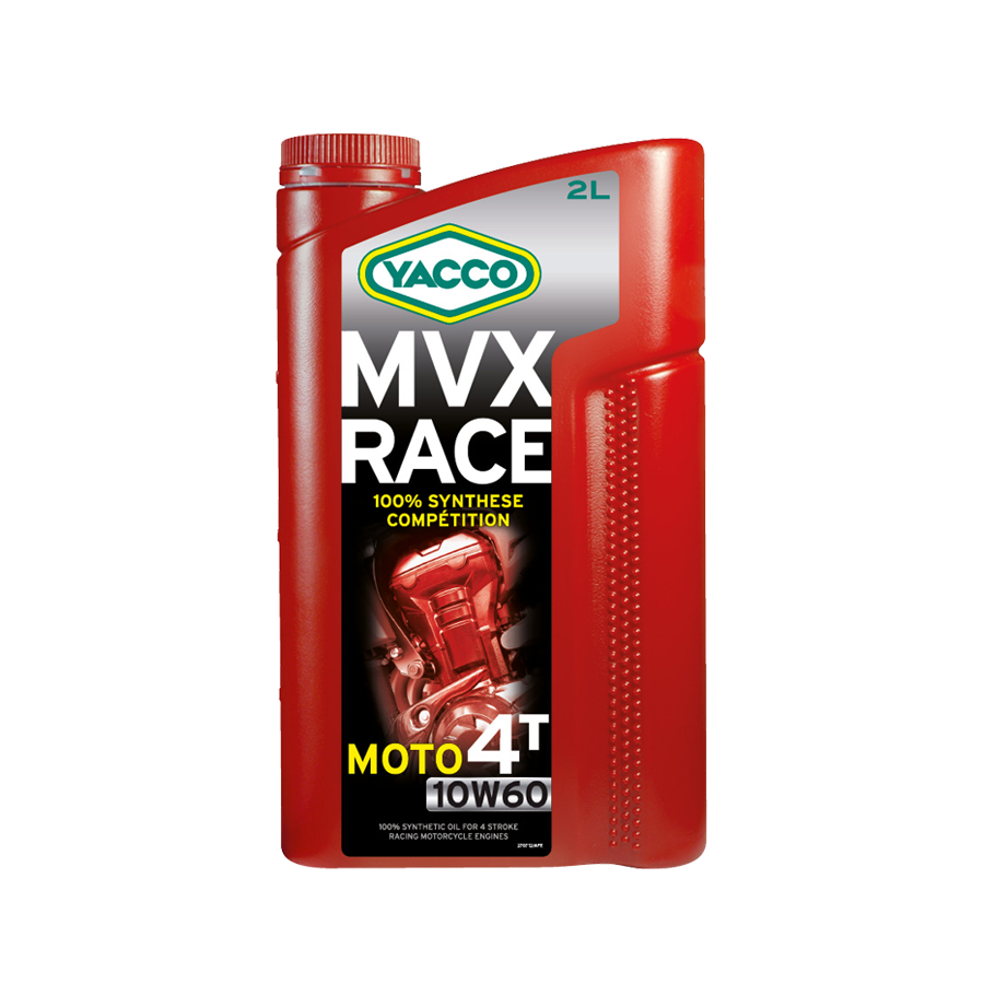 YACCO - 四衝程電單車全合成機油 MVX RACE 4T SAE 10W60, 2L