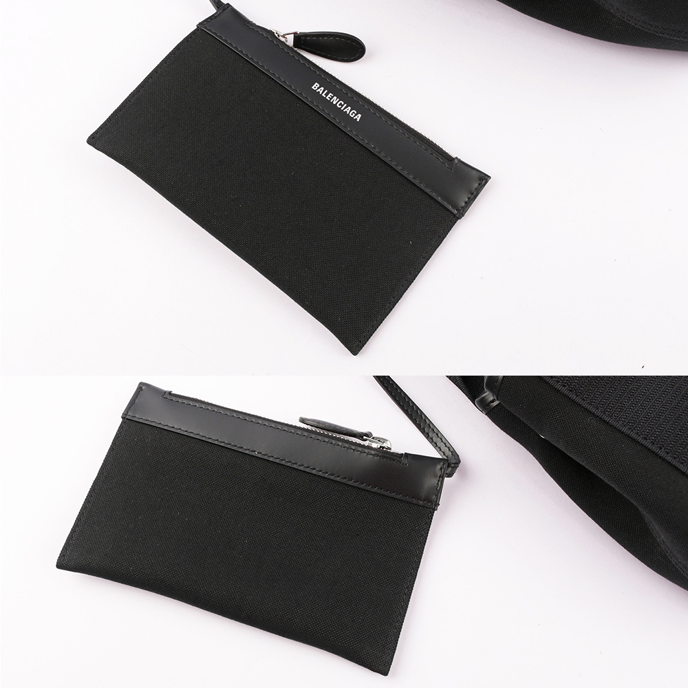 【BALENCIAGA】Navy Cabas XS 牛皮二用/子母包