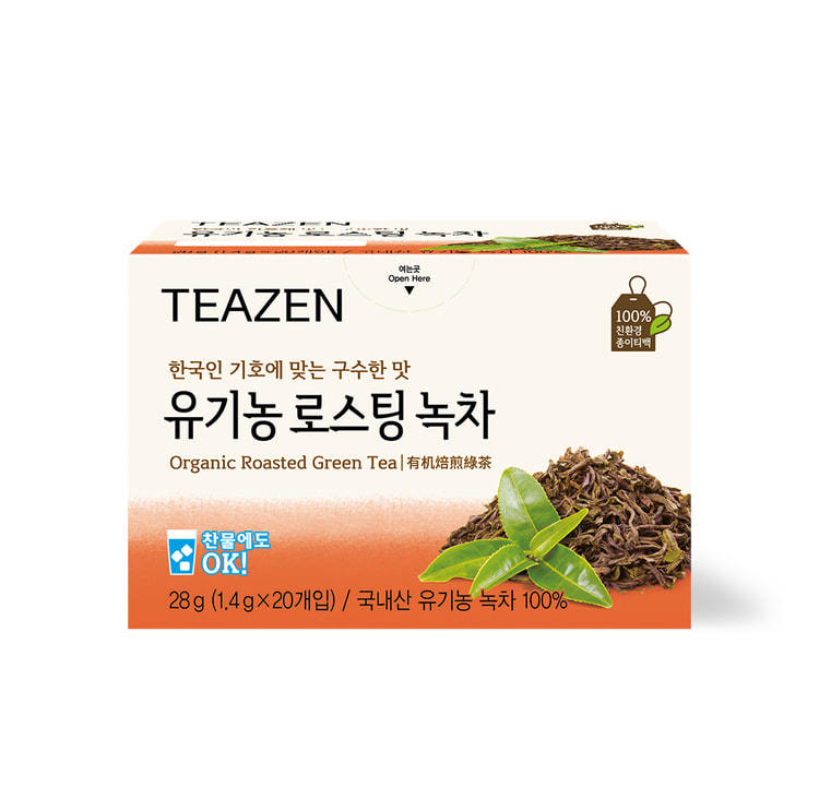 烘焙綠茶茶包【TEAZEN】韓國製Korea傳統茶包【正品】 