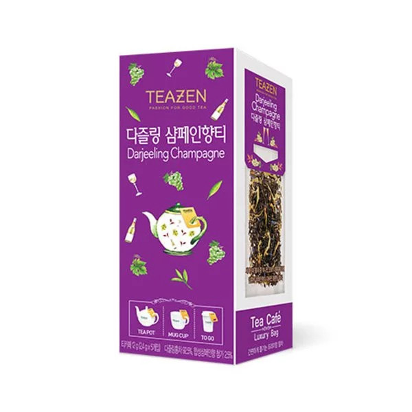 大吉嶺香檳紅茶-高貴立體裝【TEAZEN】韓國製Korea【正品】 