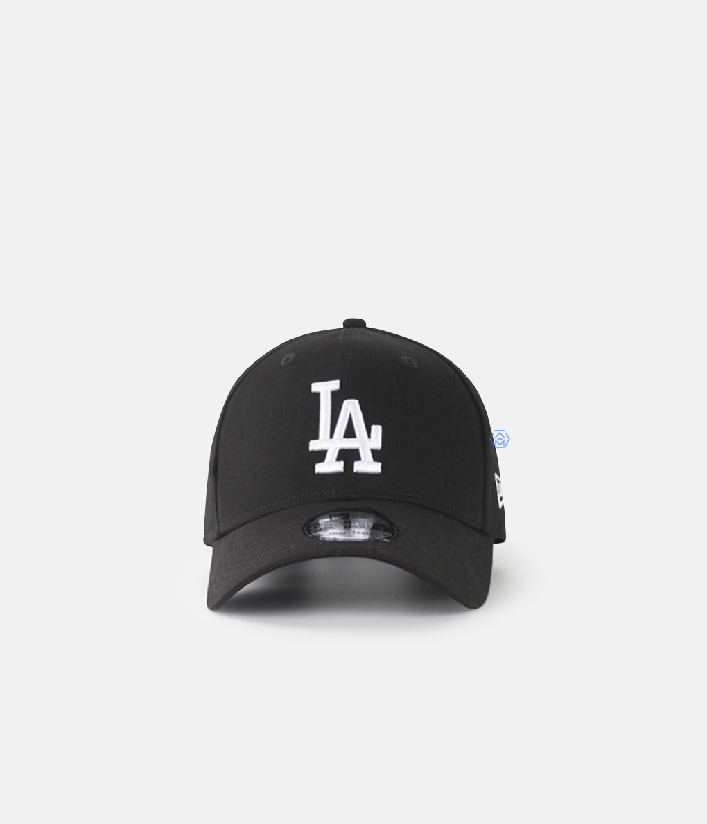 New Era 9Forty Cap LA 黑底 白Logo電繡棒球帽