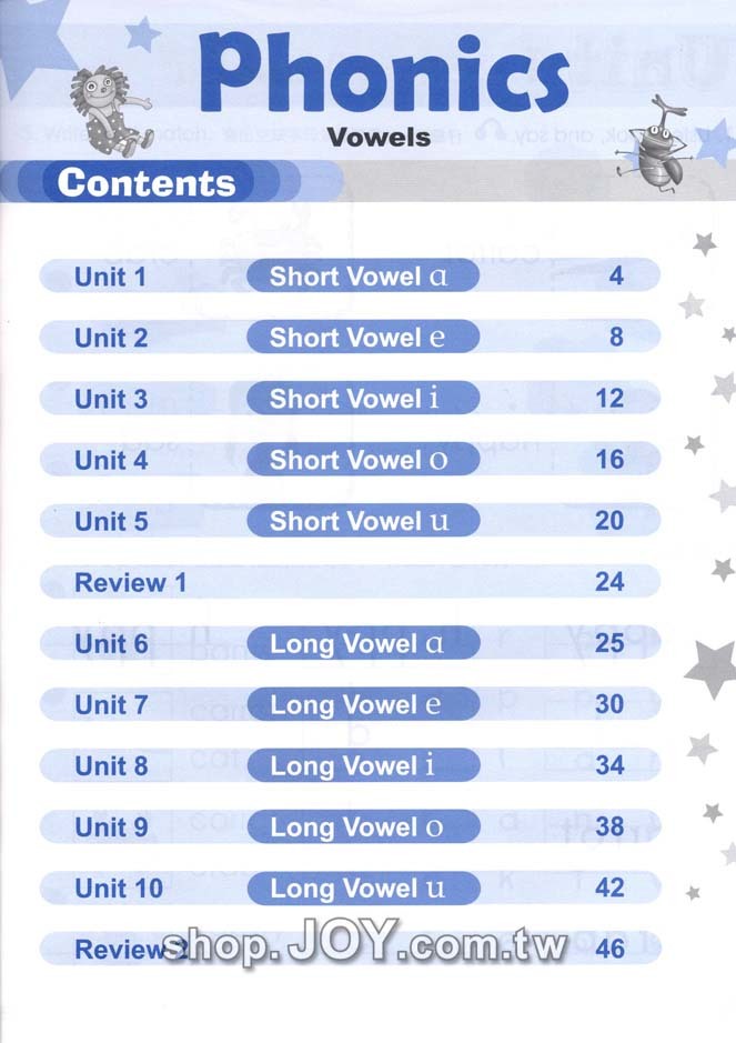 Phonics 3 - Vowels 母音篇