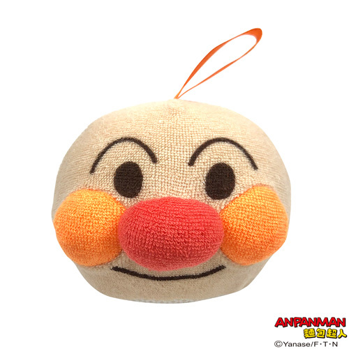 麵包超人立體臉型洗澡海綿