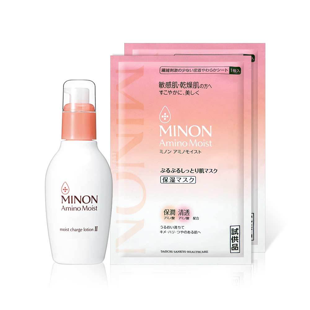 Minon 蜜濃超濃潤保濕化粧水 濃潤型ii 150ml 保濕面膜 2入