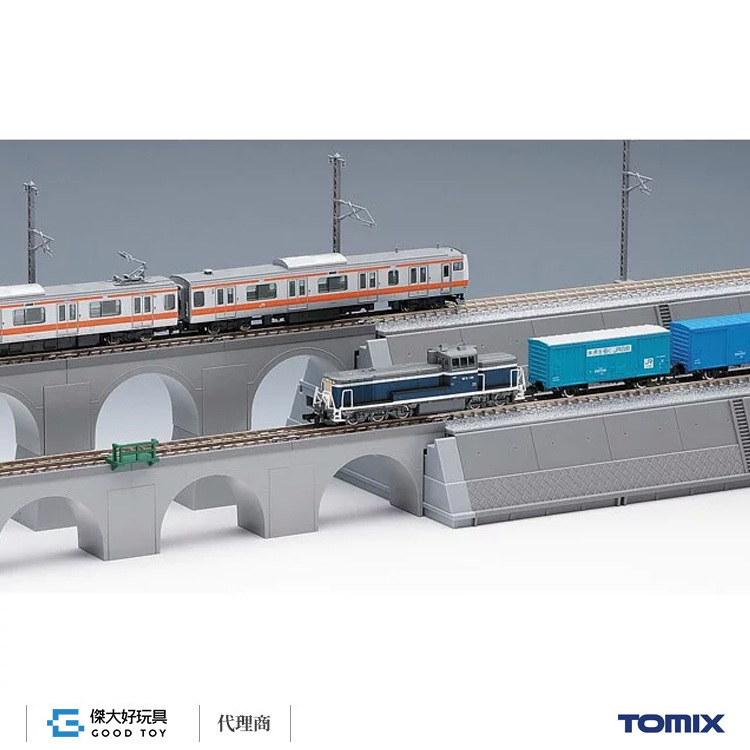 TOMIX 3228 築堤組 (寬路基軌道用 )
