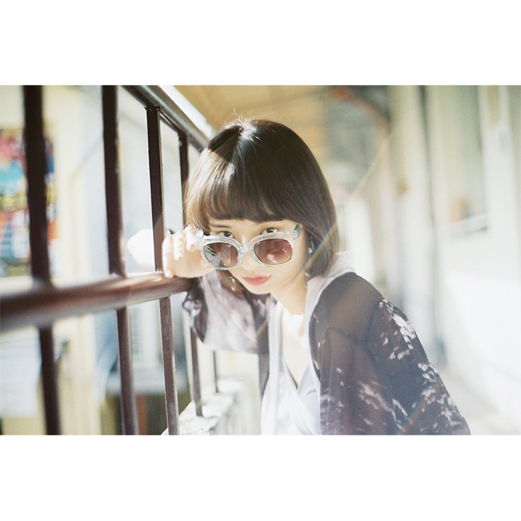 Square sunglasses - blue