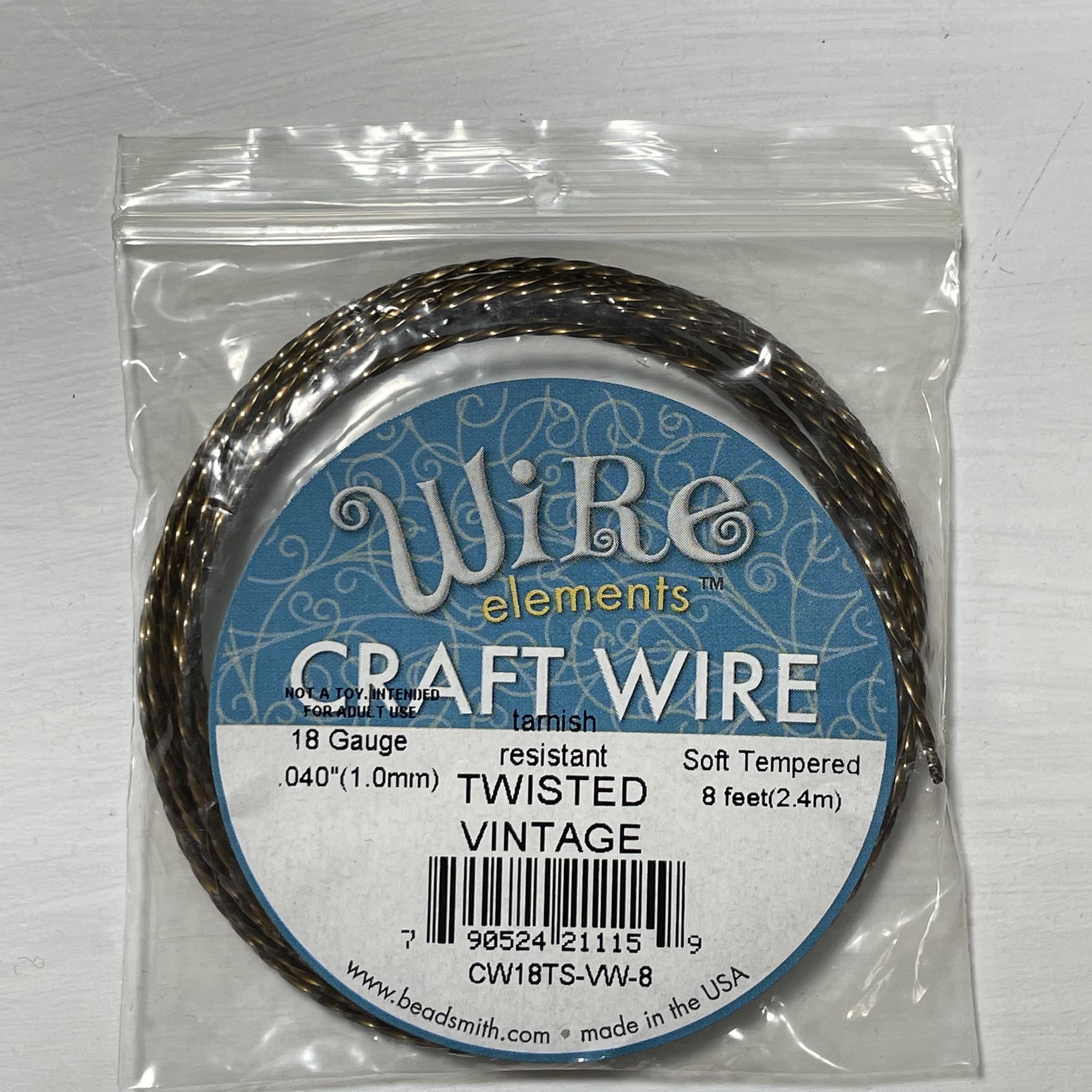CW18TS-VW-8/手作配件/craftwire/水晶手作工房,銅線/手工線/繞線飾品/BEADSMITH/