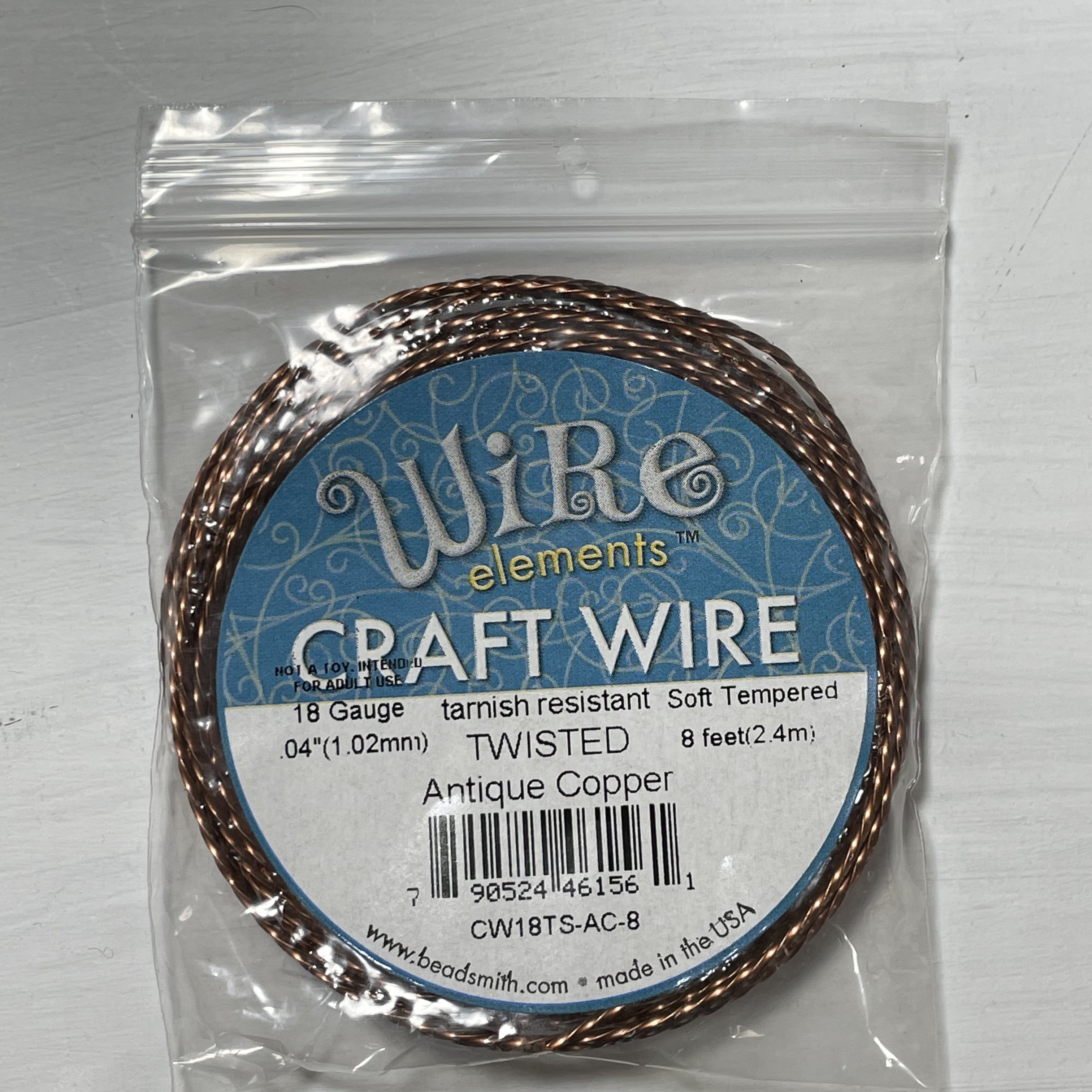CW18TS-AC-8/手作配件/craftwire/水晶手作工房,銅線/手工線/繞線飾品/BEADSMITH/