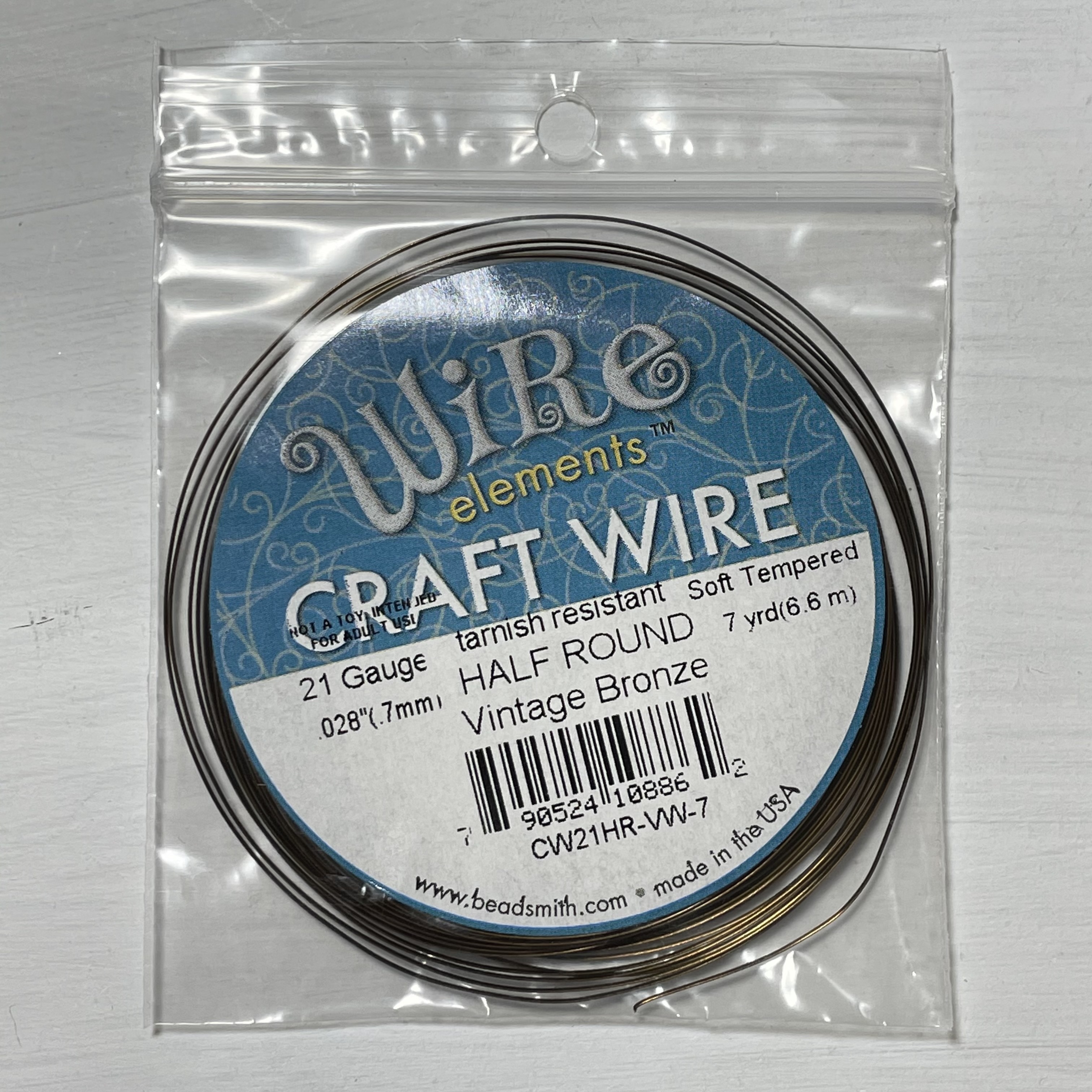 CW21HR-VW-7/手作配件/craftwire/水晶手作工房,銅線/手工線/繞線飾品/BEADSMITH/