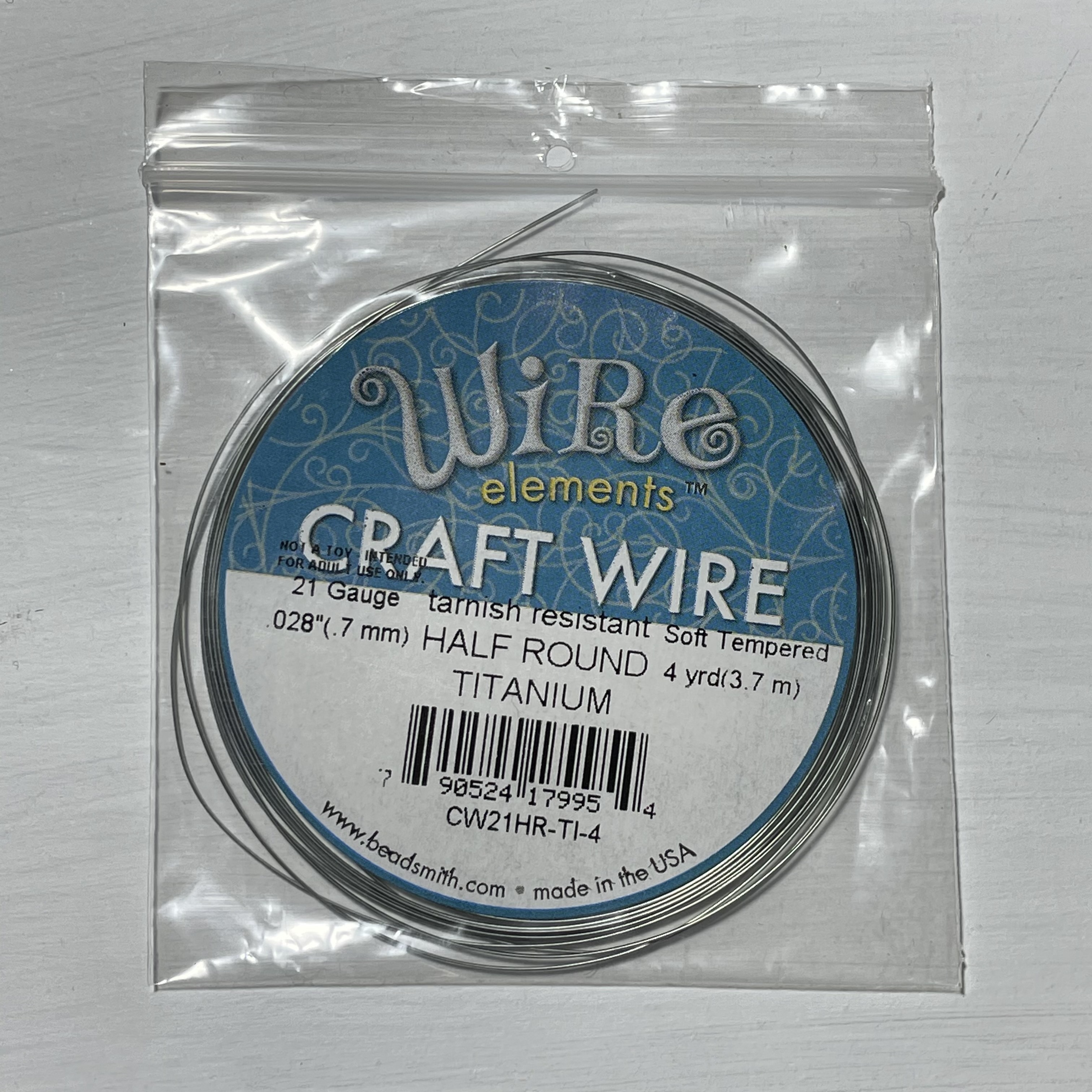 CW21HR-TI-4/手作配件/craftwire/水晶手作工房,銅線/手工線/繞線飾品/BEADSMITH/