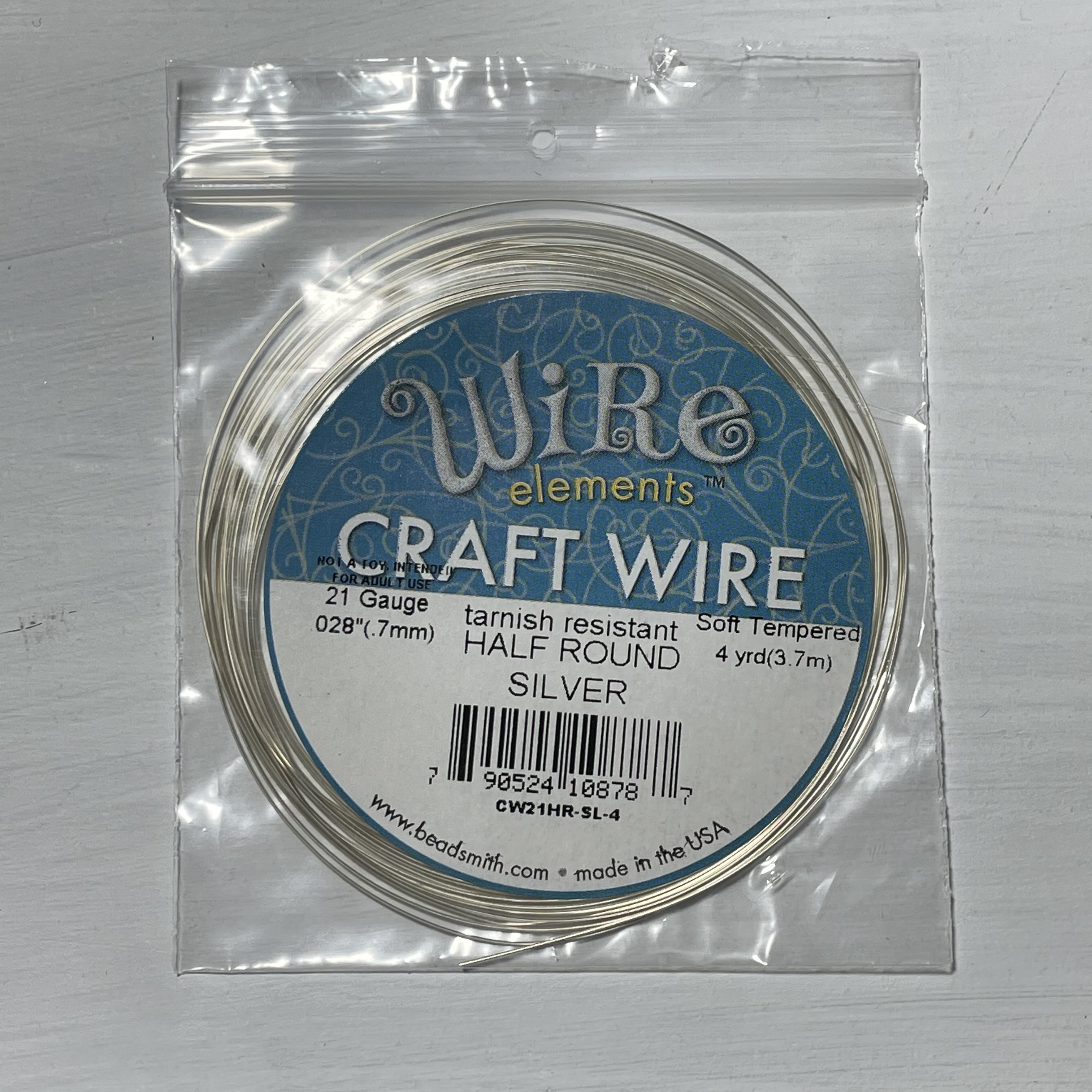 CW21HR-SL-4/手作配件/craftwire/水晶手作工房,銅線/手工線/繞線飾品/BEADSMITH/