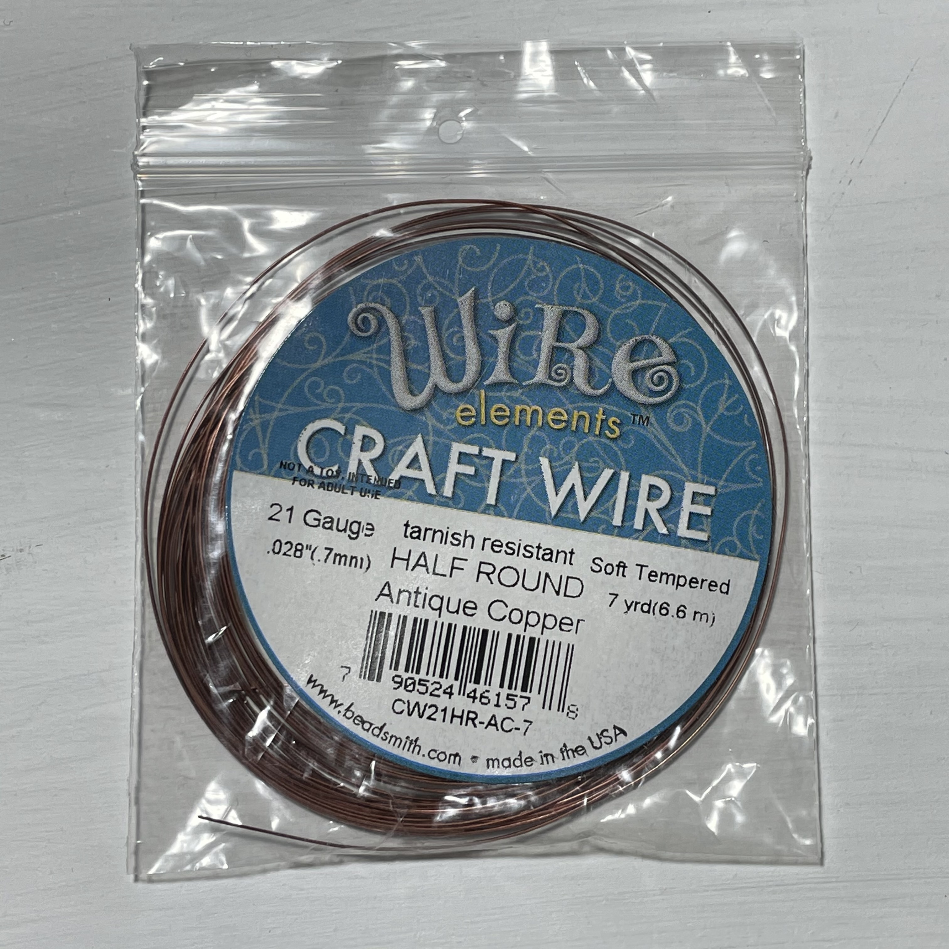 CW21HR-AC-7/手作配件/craftwire/水晶手作工房,銅線/手工線/繞線飾品/BEADSMITH/