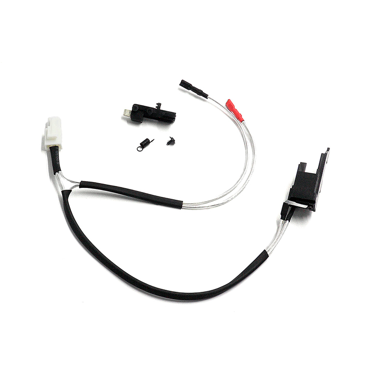 AK47S系列用低電阻鍍銀前出線組 (含Tamiya插頭)