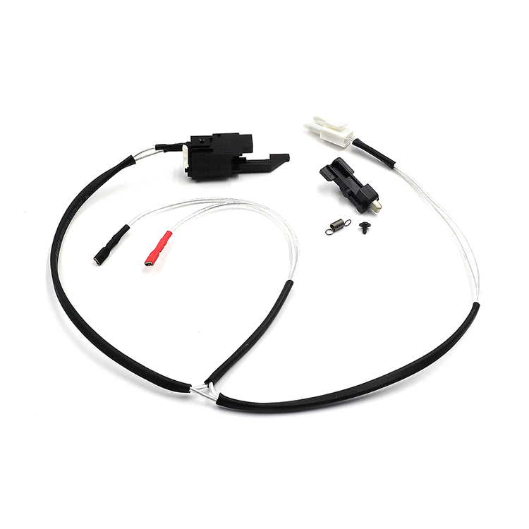 AK47系列用低電阻鍍銀後出線組 (含Tamiya插頭)