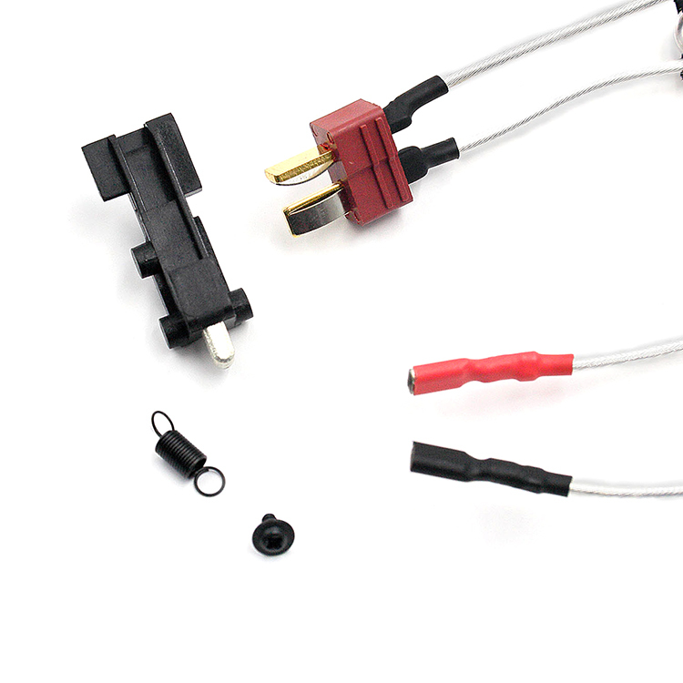 AK47S系列用Quantum低電阻鍍銀前出線組 (含防滑T型鍍金插頭)