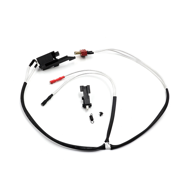 AK47系列用Quantum低電阻鍍銀後出線組 (含防滑T型鍍金插頭)