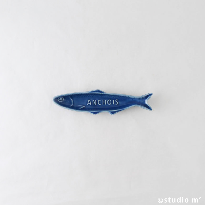 STUDIO M'-Fisherman's 沙丁魚小皿/靛藍