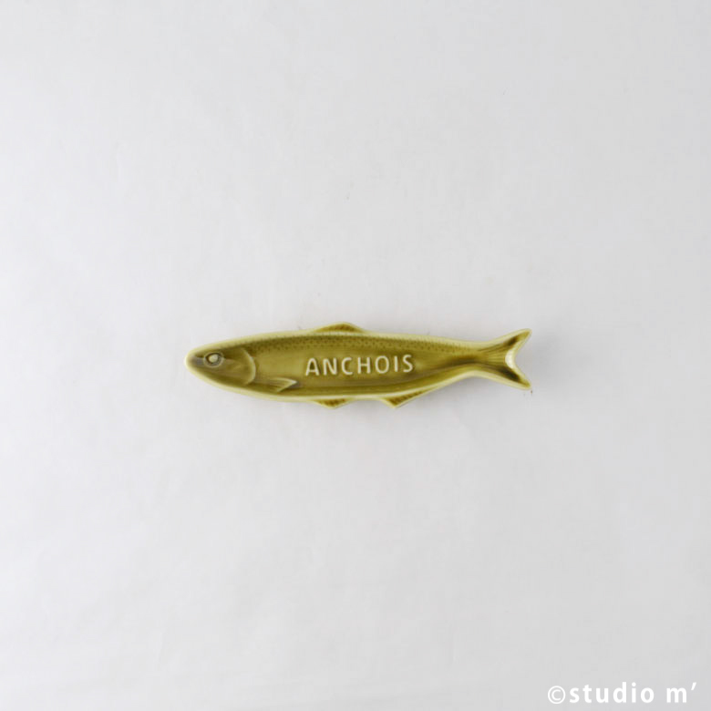 STUDIO M'-Fisherman's 沙丁魚小皿/橄欖綠