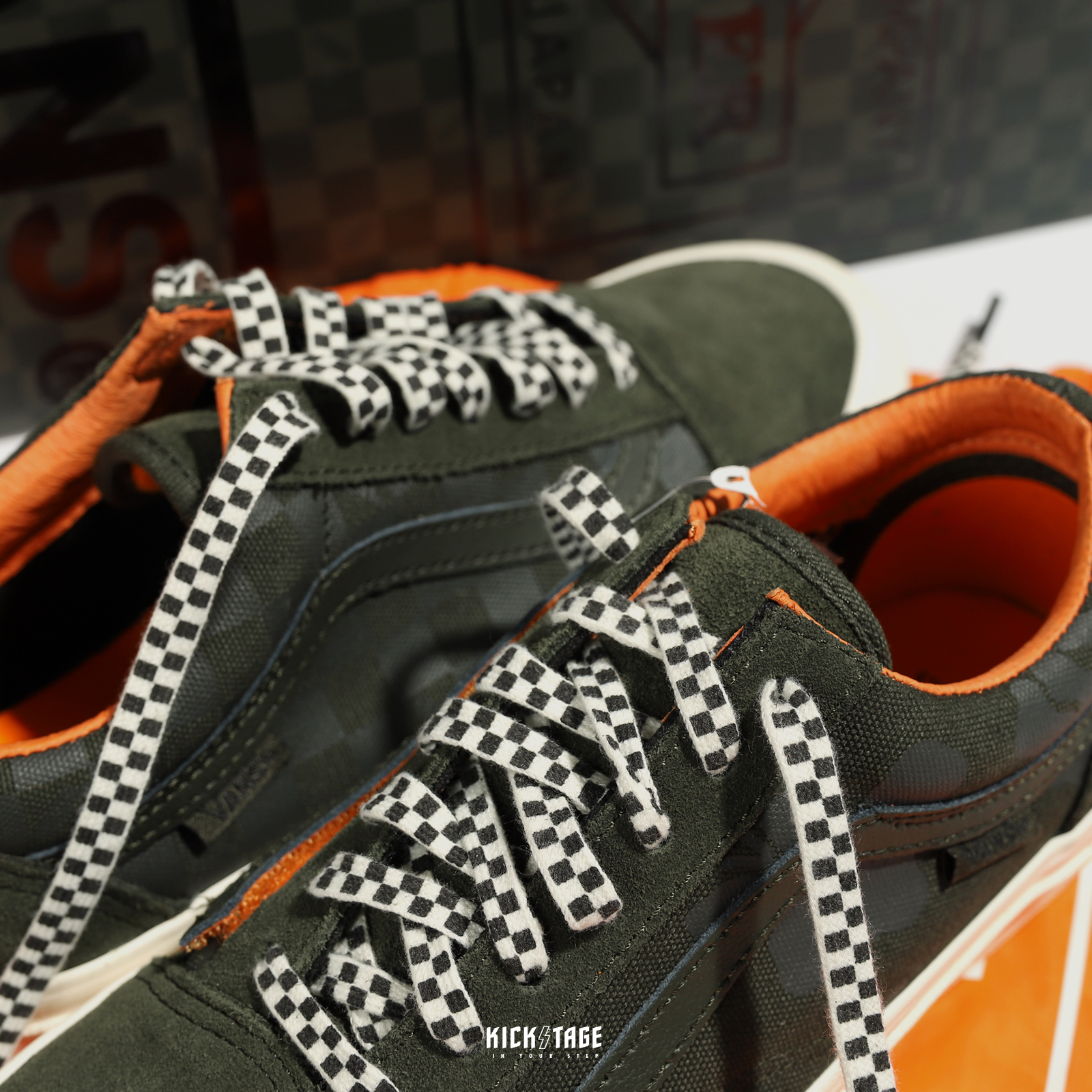 <特價商品，不退換>Vans Old Skool LX x Porter 軍綠 魔鬼氈 聯名款 休閒鞋【VN0A4P3XWW6】