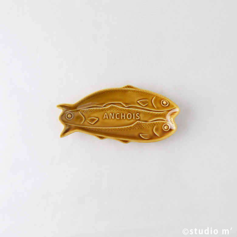 STUDIO M'-Fisherman's 3隻沙丁魚小皿/焦糖