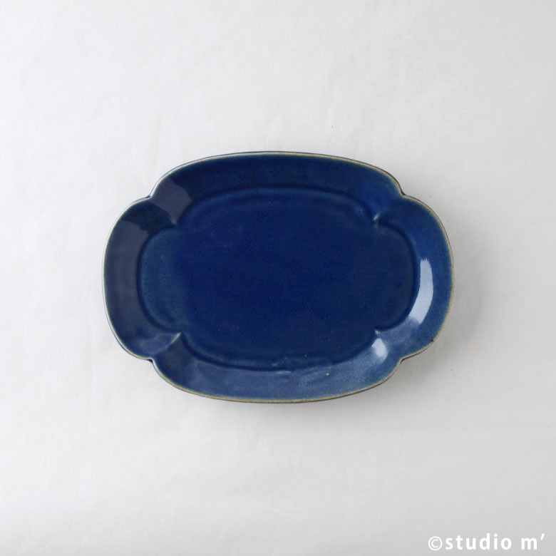 STUDIO M'-LIEN燒物皿 藍
