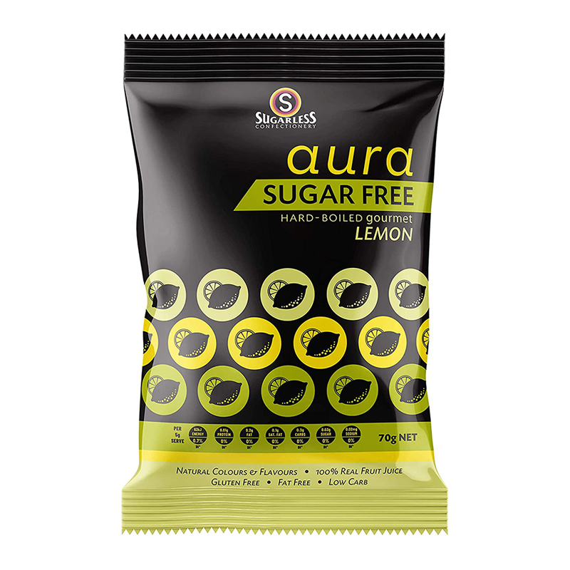 [Sugarless Confectionery] Hard Boiled Gourmet Lemon 低糖檸檬味硬糖 70g