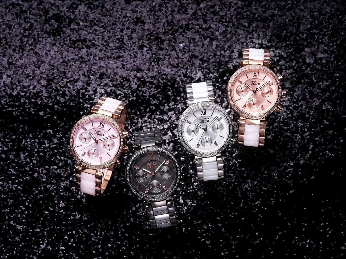 【NATURALLY JOJO】奢華精緻陶瓷錶 JO96973-88R黑/ JO96973-80F 銀/ JO96973-10R 粉玫金/ JO96973-13R白玫金 36mm 現代鐘錶