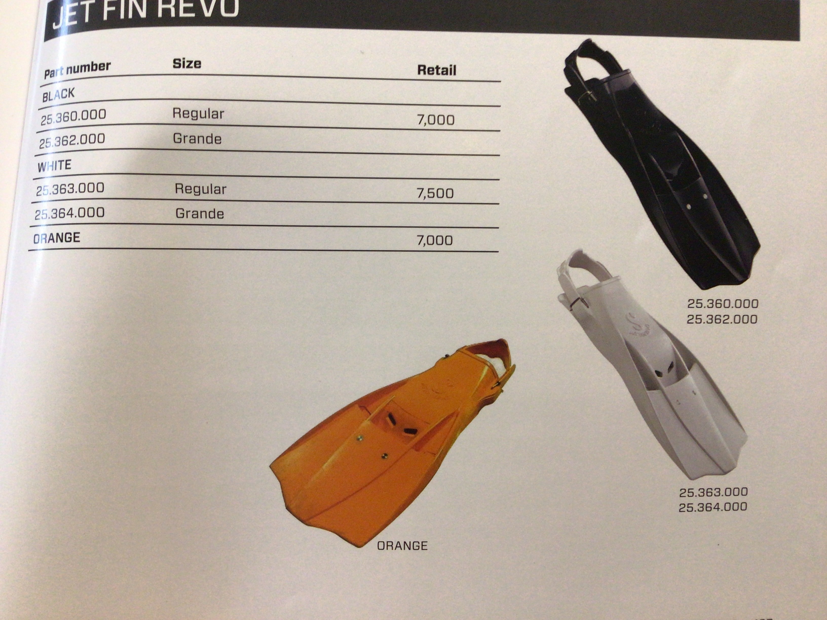 Scubapro 亞洲版新款蛙王 Revo Fin