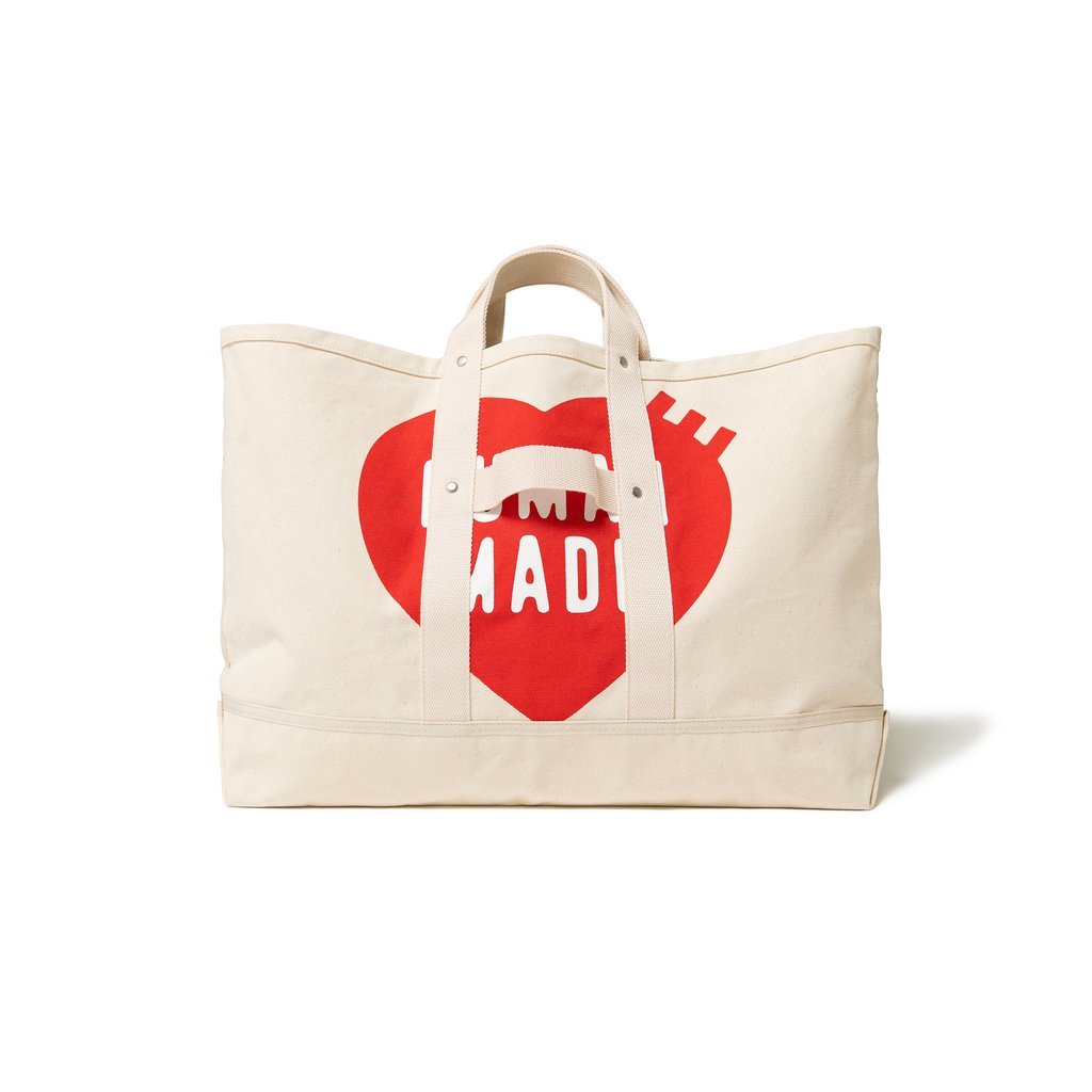 2021SS HUMAN MADE TOTE BAG LARGE 帆布包 愛心 手提 (大)