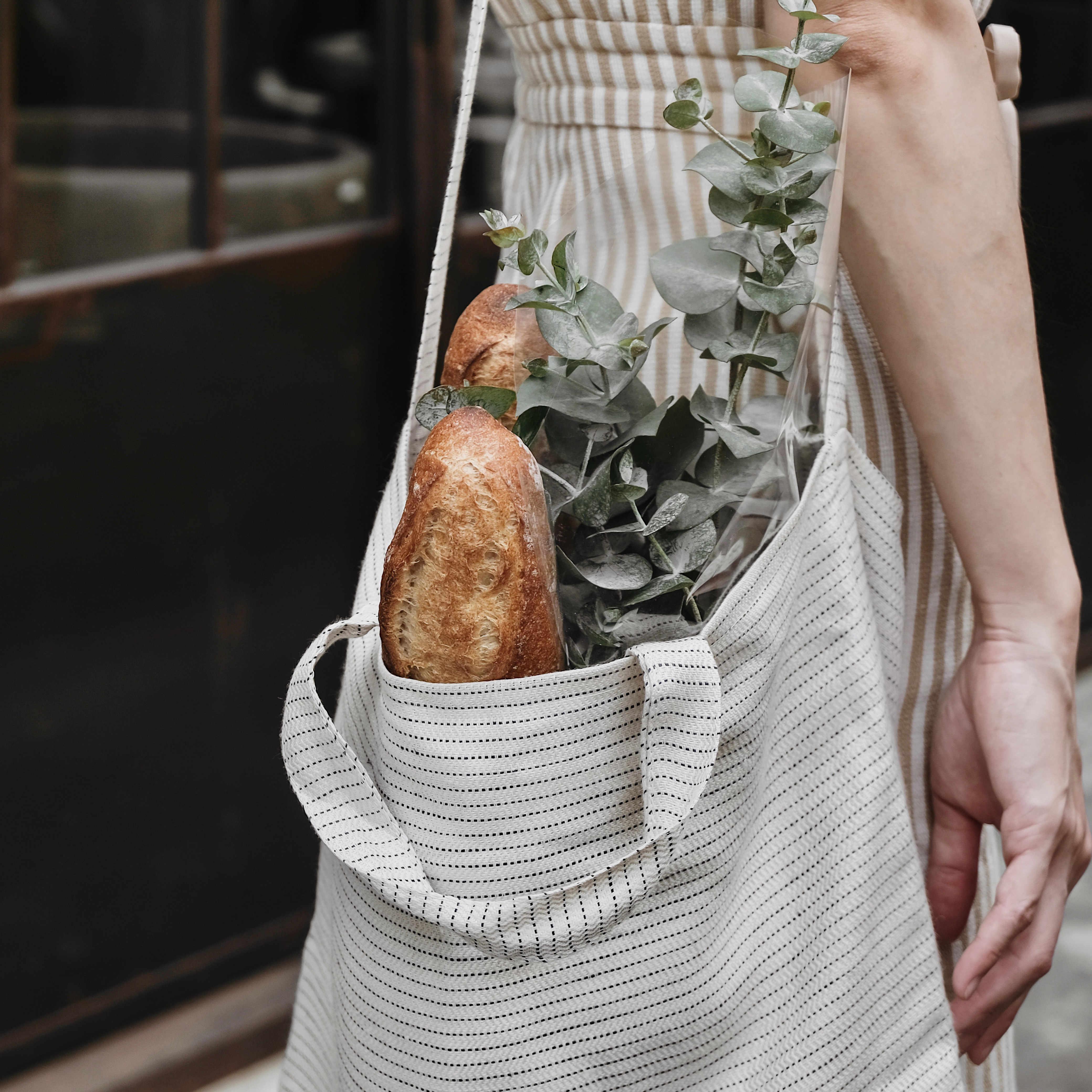 KARIN CARLANDER 亞麻托特包