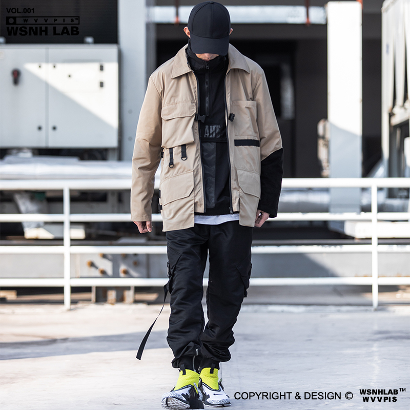 工裝多口袋機能外套