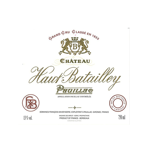 Chateau Haut Batailley 2003 (JR16.5)