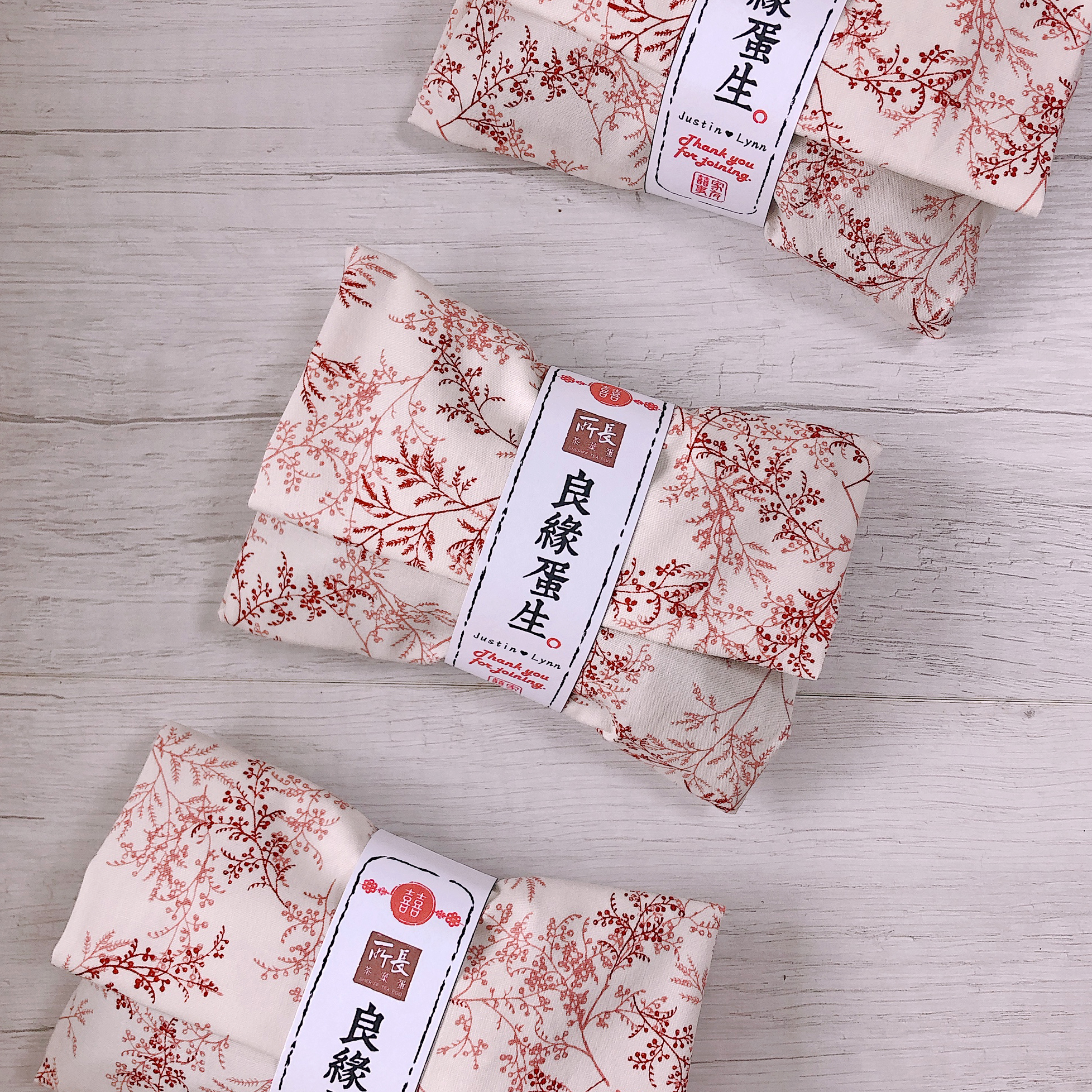 婚禮小物 ｜二人同心10入組(可客製設計)