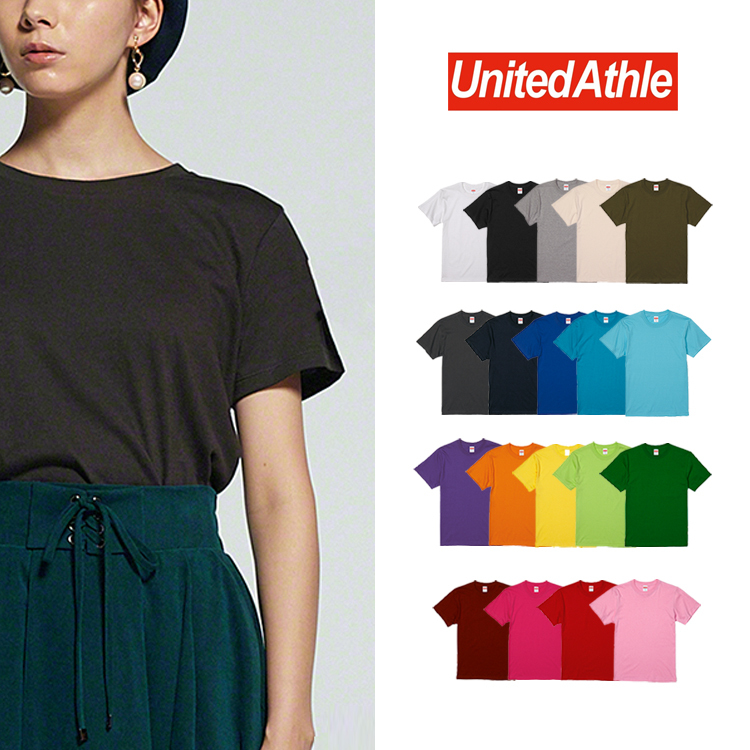 女裝 -日本United Athle 5.6oz 素T 重磅素面短T UA5001-03 女版5001