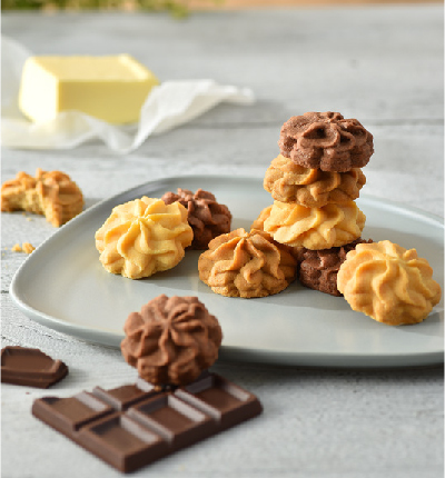 鴻鼎菓子繽紛三色曲奇餅