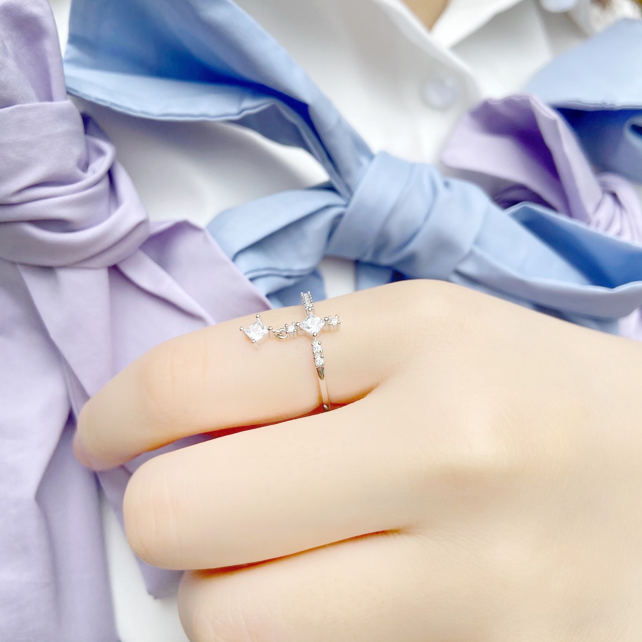 | 925純銀・ 白金 | 少女的祈禱戒指  | RI0197 |