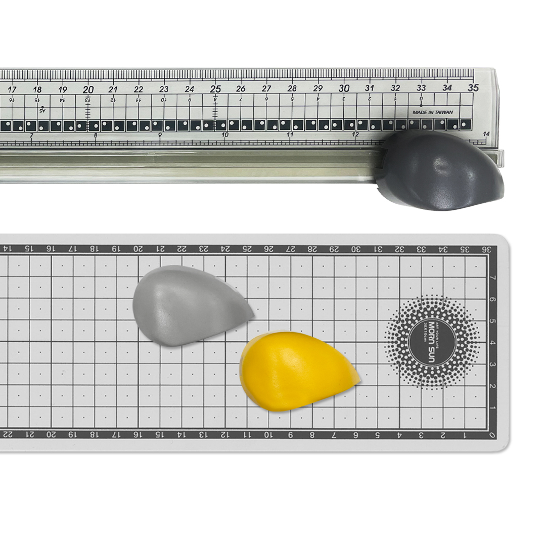 【3款花邊裁切器】 水滴型裁紙裁切組(含切割墊/直線/虛線/波浪) 可替換花邊刀頭