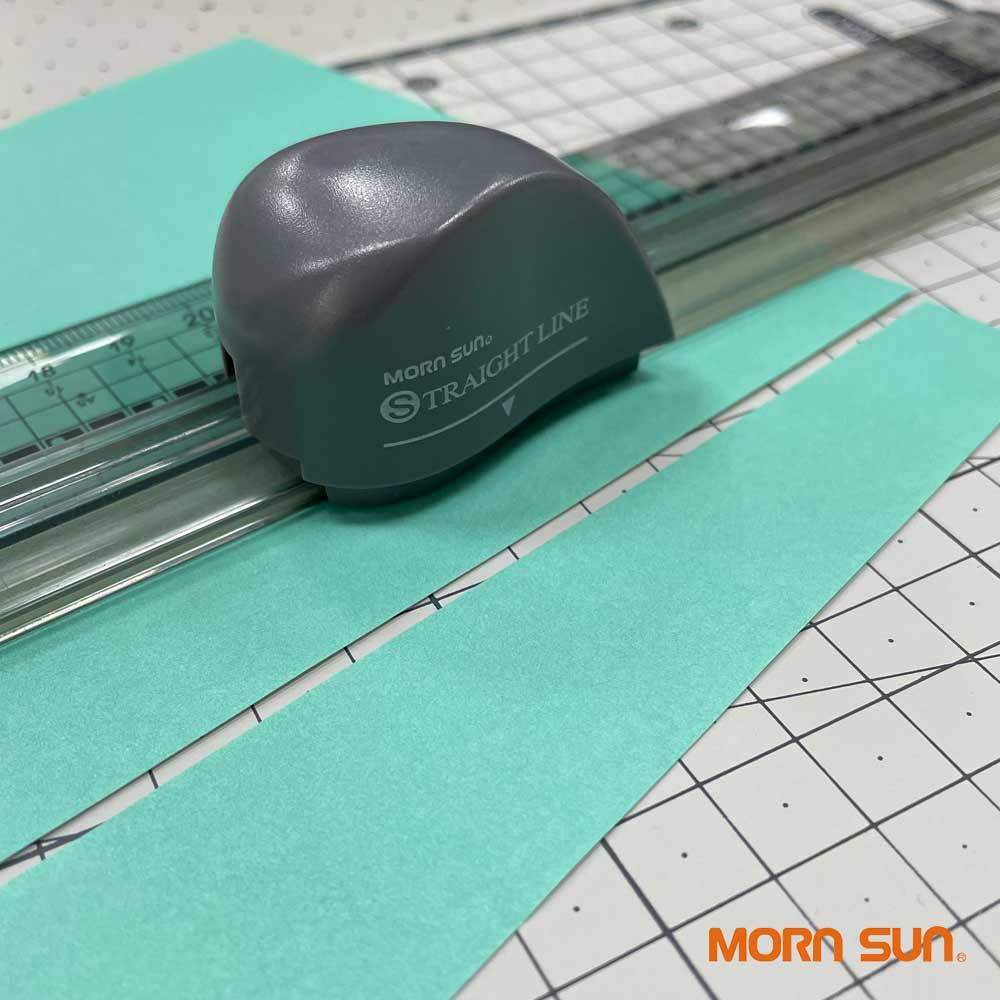 【水滴型裁紙裁切組】 可隨意移動 含直線裁切頭+切割墊切紙器/割紙器 文具_MORNSUN