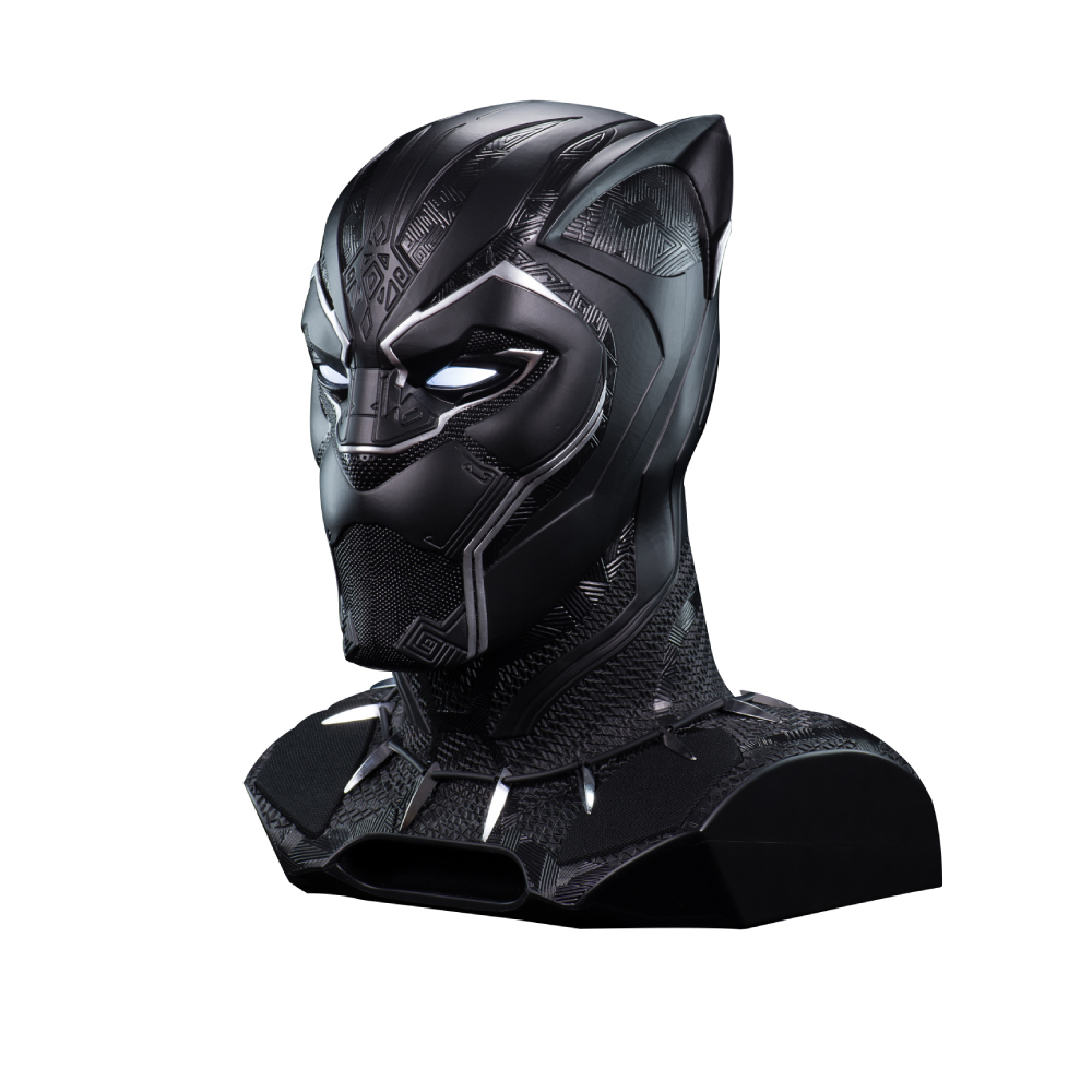 Marvel-Black Panther Helmet Life-size Bluetooth Speaker with Projecter
