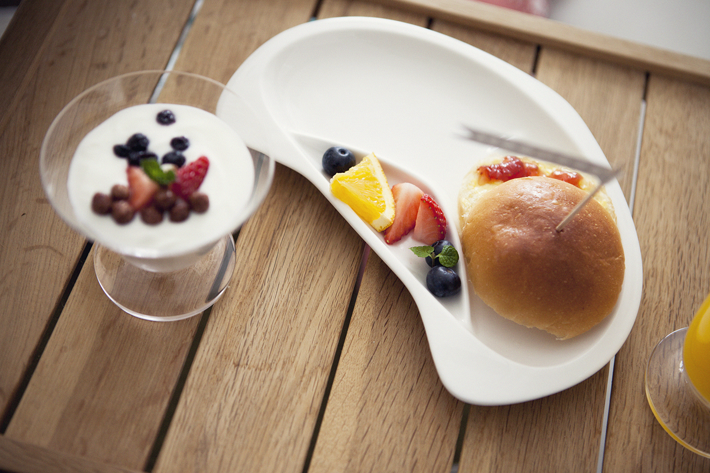 韓國KOOROOM 小狐狸餐盤(白)