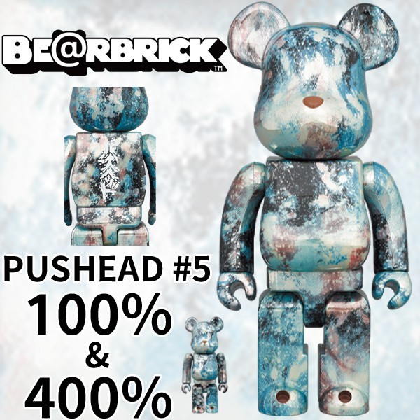 BE@RBRICK PUSHEAD #5 100％ & 400％