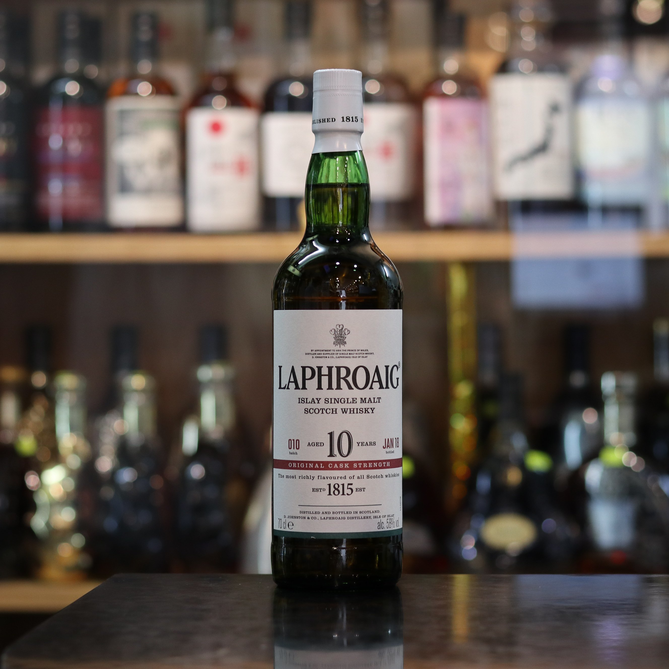Laphroaig 10 Year Old Cask Strength #010 (Bottled 2018) - 750ml/58%