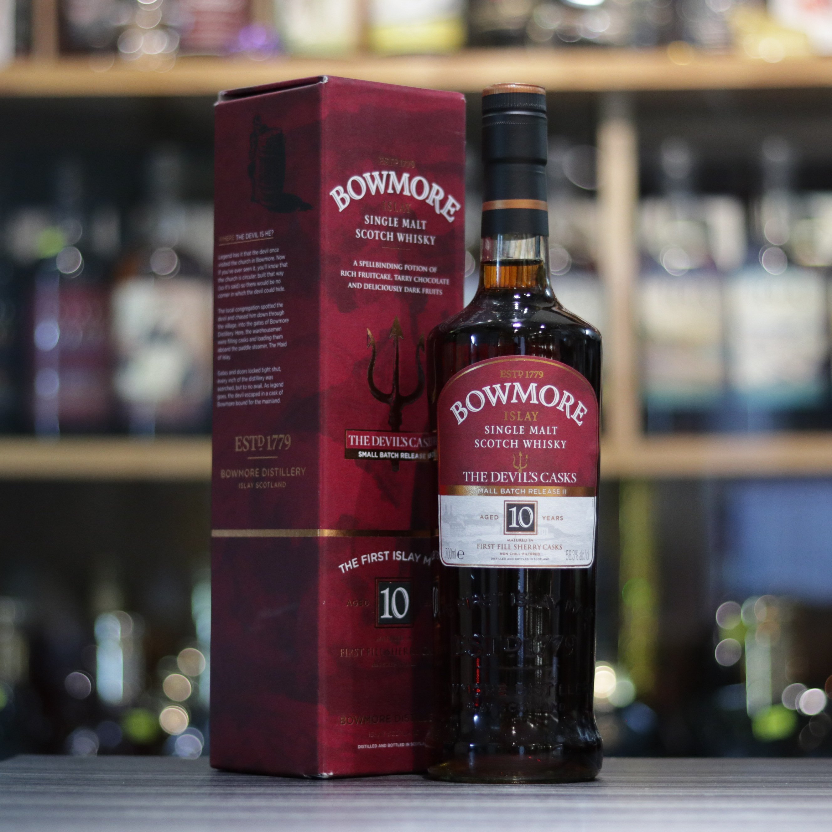Bowmore 10 Year Old The Devil's Cask Limited Release II - 70cl/56.3%