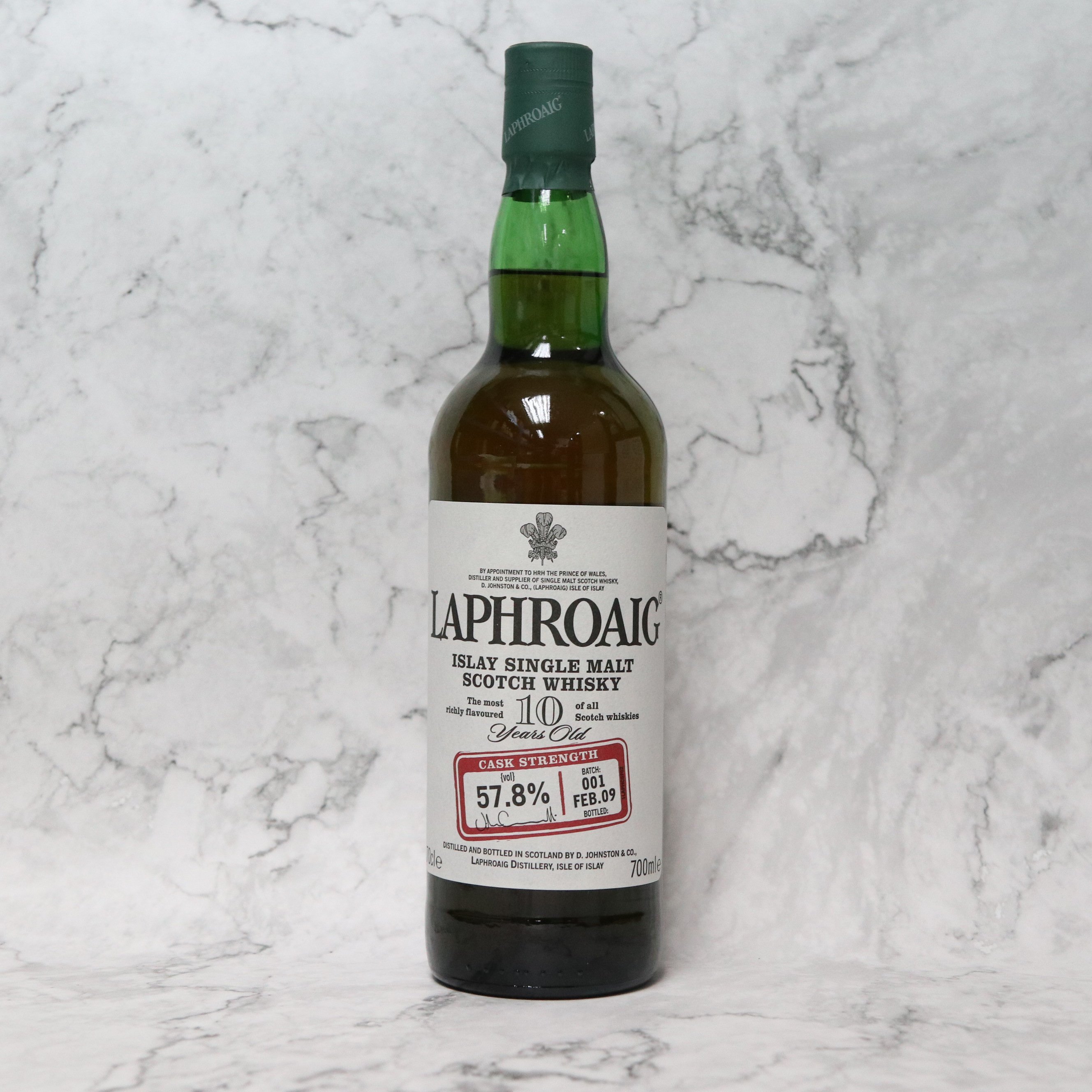 Laphroaig 10 Year Old Cask Strength Batch 1 - 70cl/57.8%