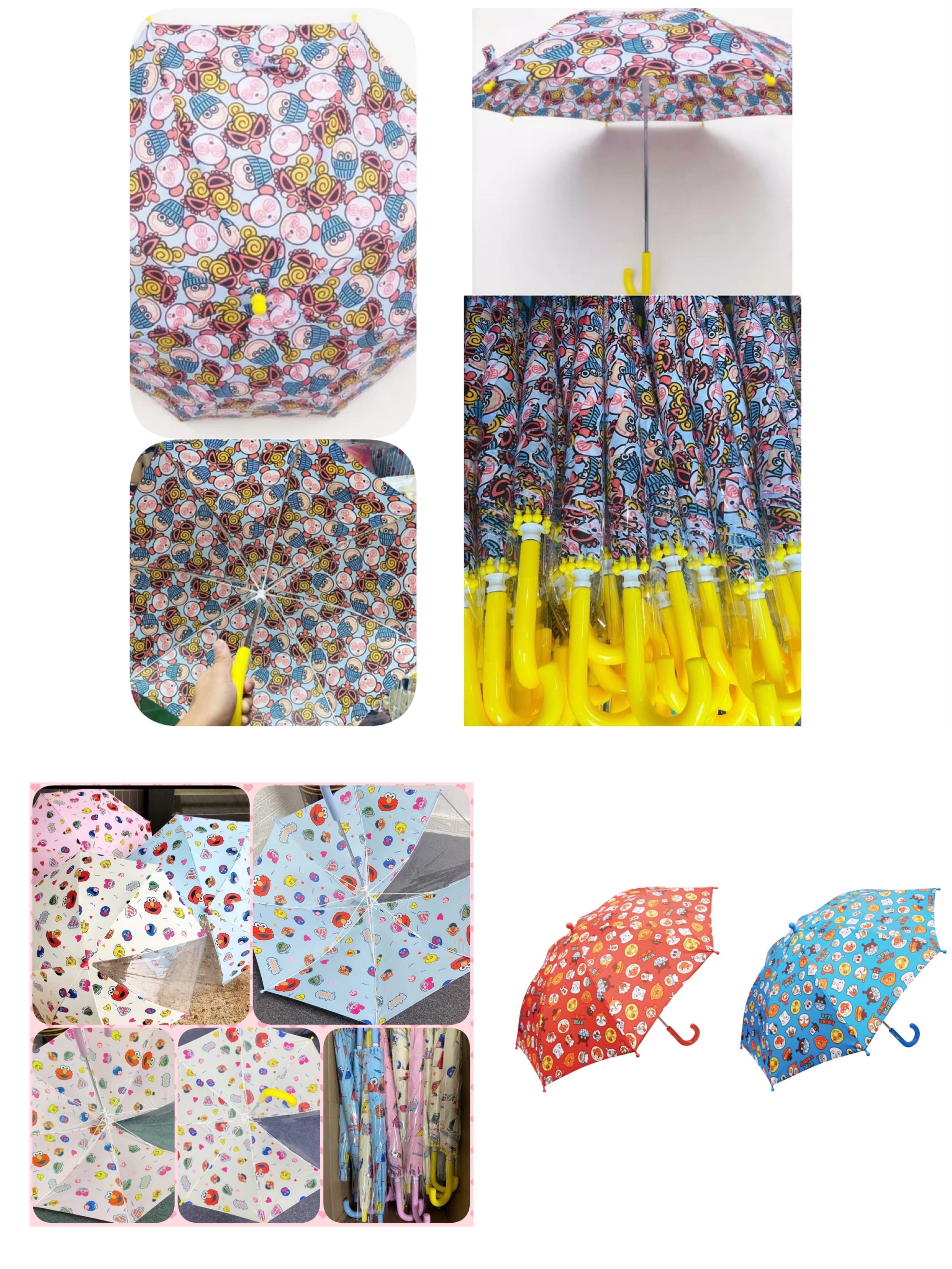 🇯🇵黑超B/麵包超人/芝麻街兒童雨傘☂️