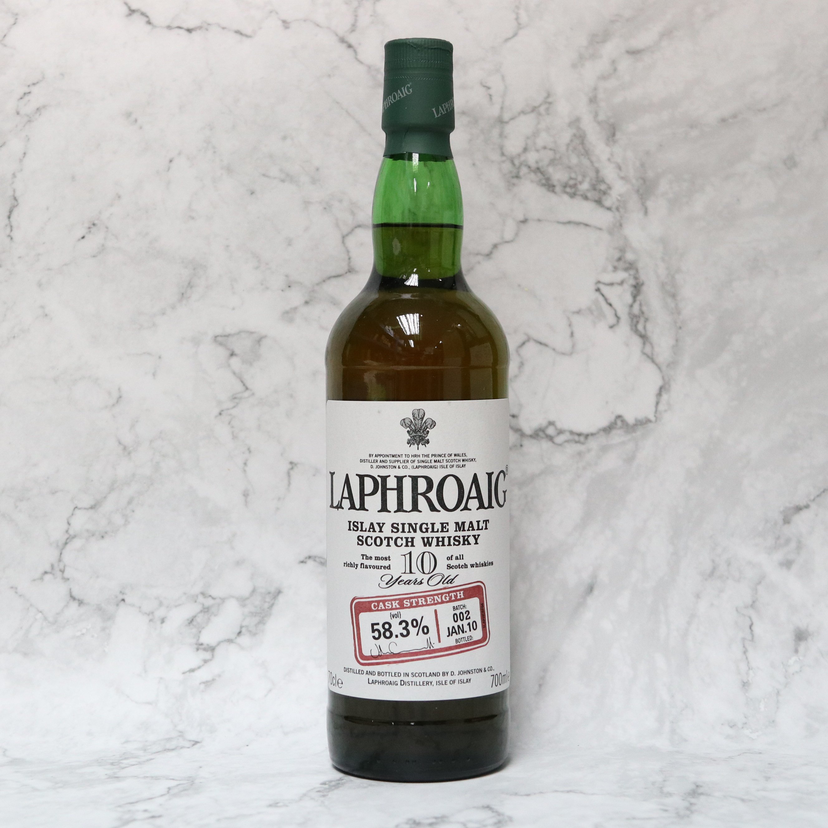 Laphroaig 10 Year Old Cask Strength Batch 2 - 70cl/58.3%