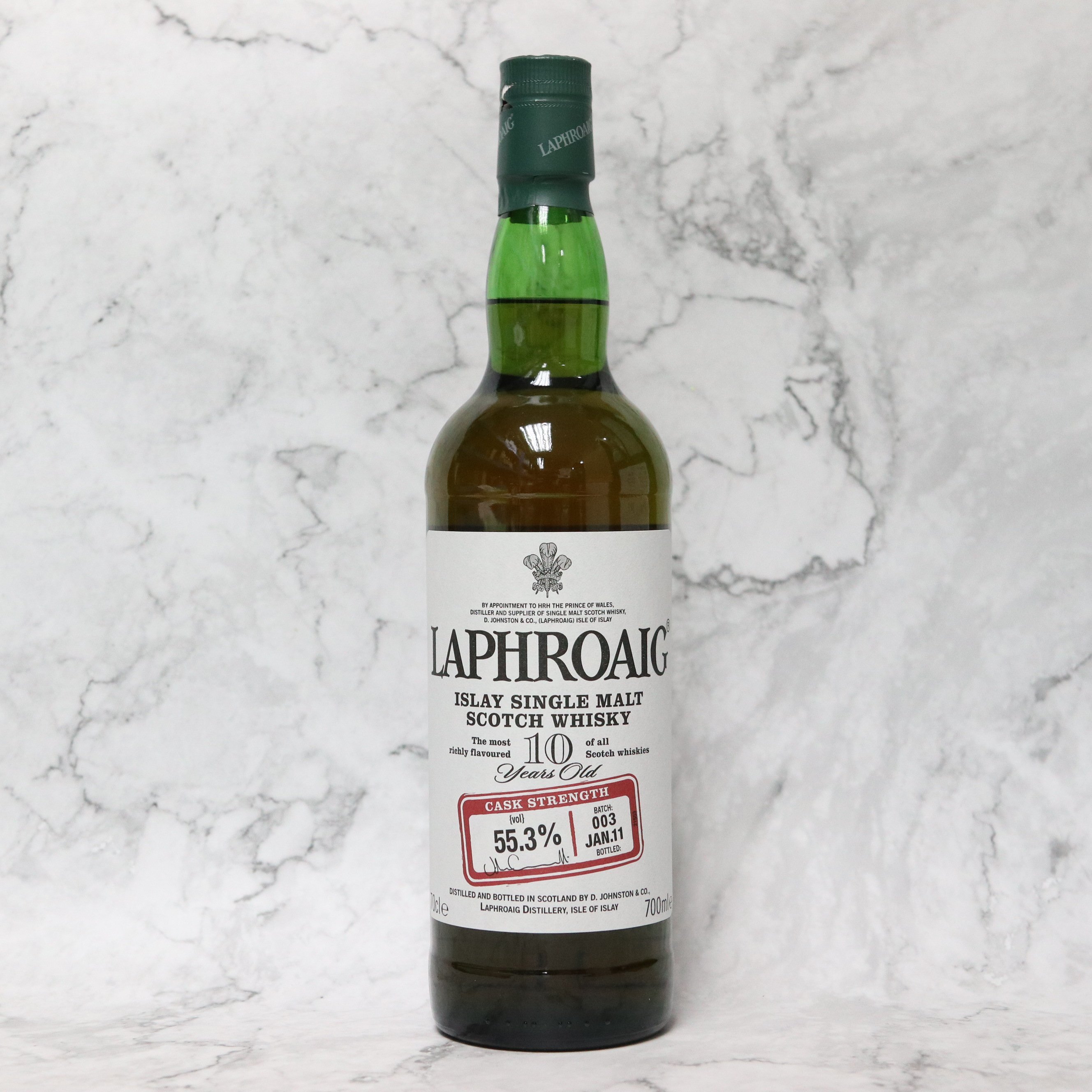 Laphroaig 10 Year Old Cask Strength Batch 3 - 70cl/55.3%