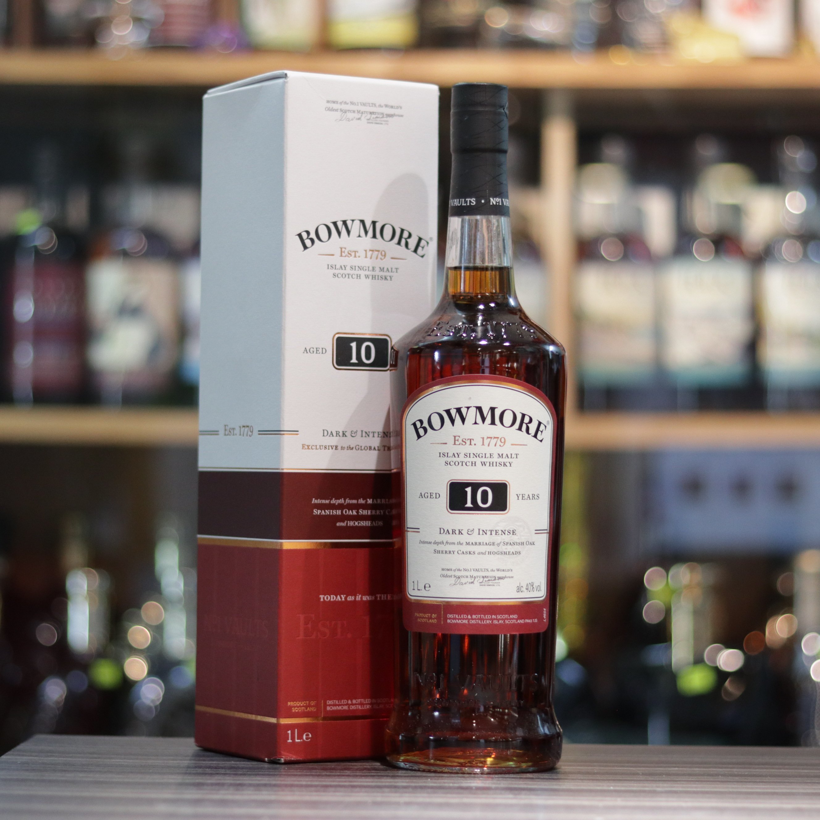 Bowmore 10 Year Old Dark & Intense - 100cl/40%