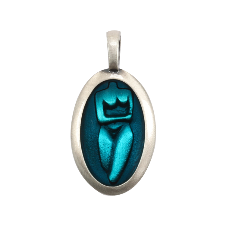 Bico吊墜，女士吊墜 裸的慾望；展現人體線條的美感（1673藍色）