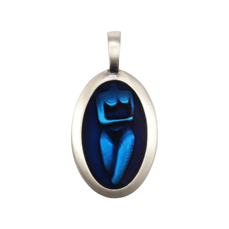 Bico吊墜，女士吊墜 裸的慾望；展現人體線條的美感（1673深藍）